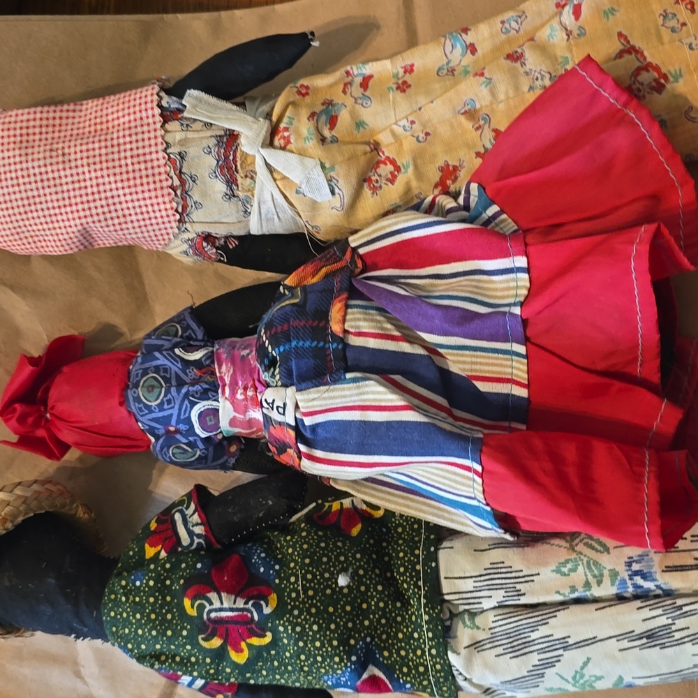 Colorful Handmade Dolls Set - Picture 6 of 10